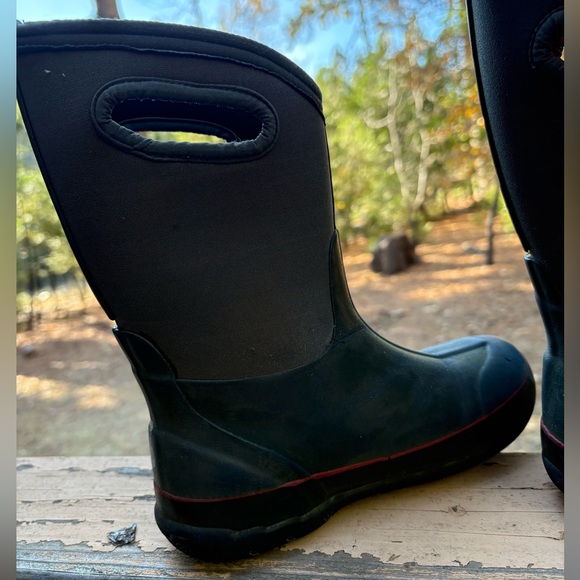 BOGS Unisex-Child Classic High Waterproof Insulated Rubber Neoprene Rain Boots - Picture 10 of 10